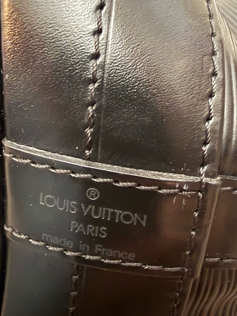 SOLD ***Louis Vuitton Epi Leather Noe GM Bucket Bag Black β Vintage β¨ - Picture 12 of 12